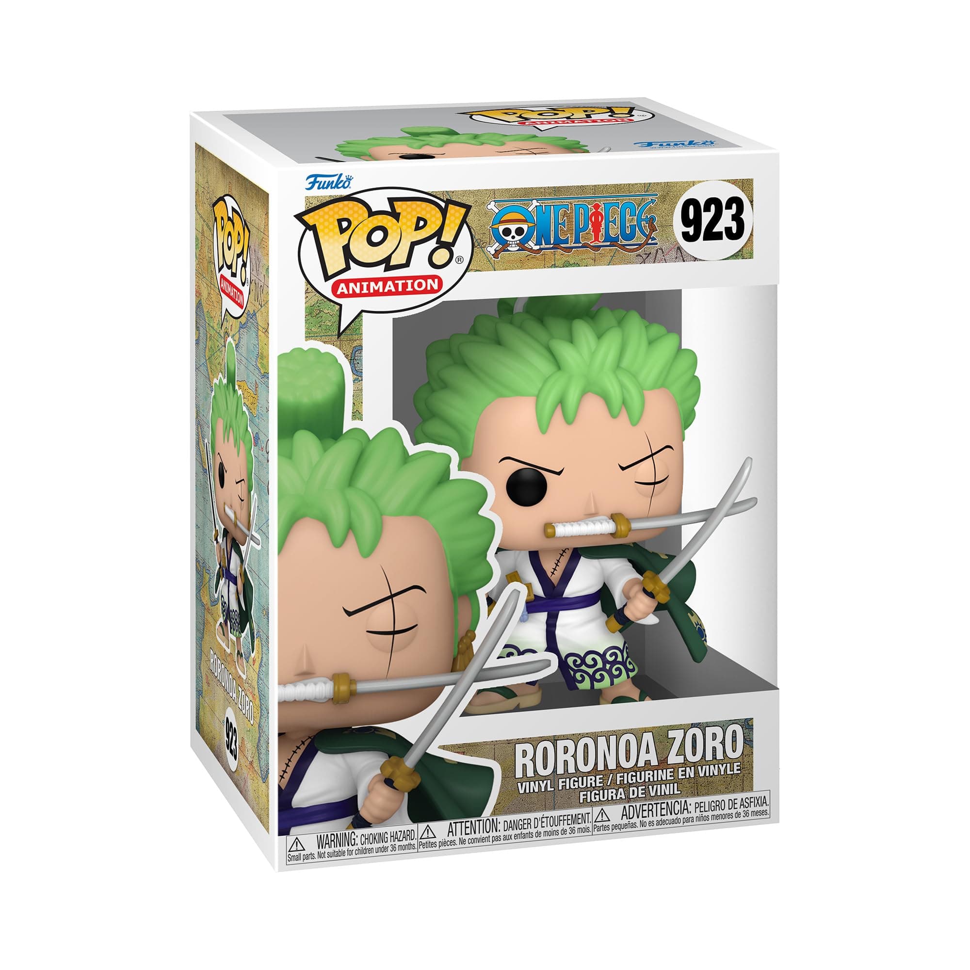 Funko POP! Animation: One Piece - Roronoa Zoro - Collectable Vinyl Figure - Gift Idea - Official Merchandise - for Kids & Adults - Anime Fans - Model Figure for Collectors and Display Multicolor