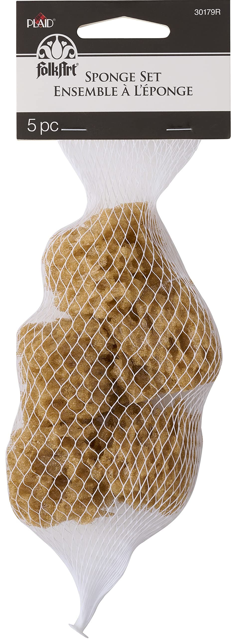 FolkArt Synthetic Sponge Set, Small, Brown Small - Pack of 1