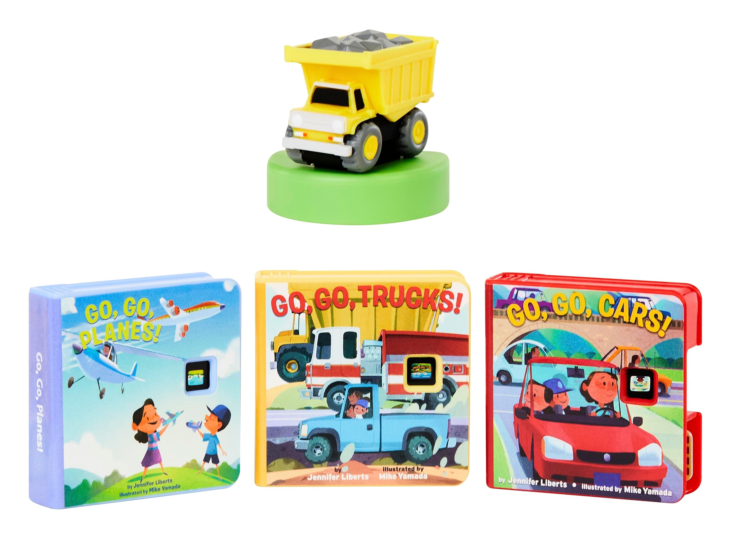 Little Tikes Story Dream Machine Go, Go, Vehicles Story Collection, Storytime, Books, Trucks, Random House, Audio Play Character, Gift and Toy for Toddlers and Kids Girls Boys Ages 3+ Years