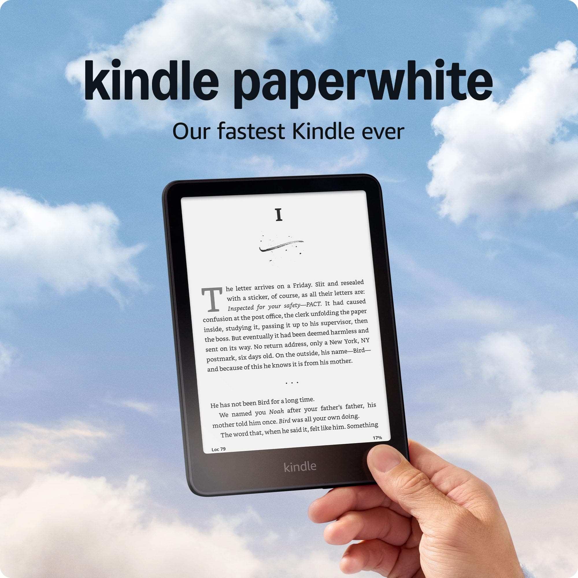 Amazon Kindle Paperwhite 16GB (newest model) – Our fastest Kindle ever, with new 7" glare-free display and weeks of battery life – Black Black Without Kindle Unlimited Ad-supported