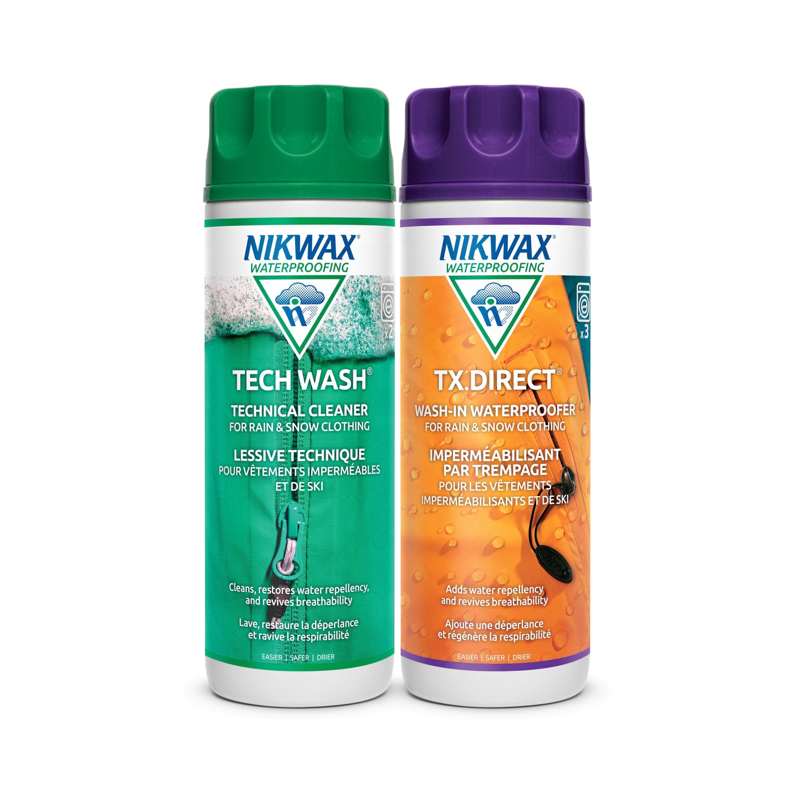 Nikwax Hardshell Cleaning & Waterproofing Duo-Pack 300ml Duo Pack