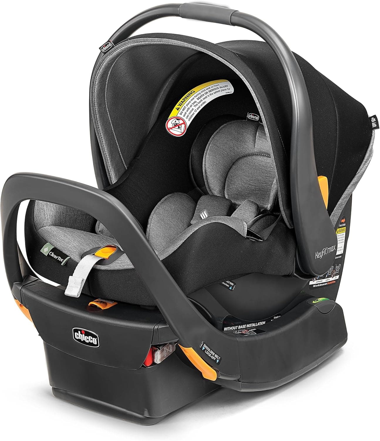 Chicco KeyFit® Max ClearTex® Infant Car Seat and Base, Rear-Facing Seat for Infants Legend KeyFit Max