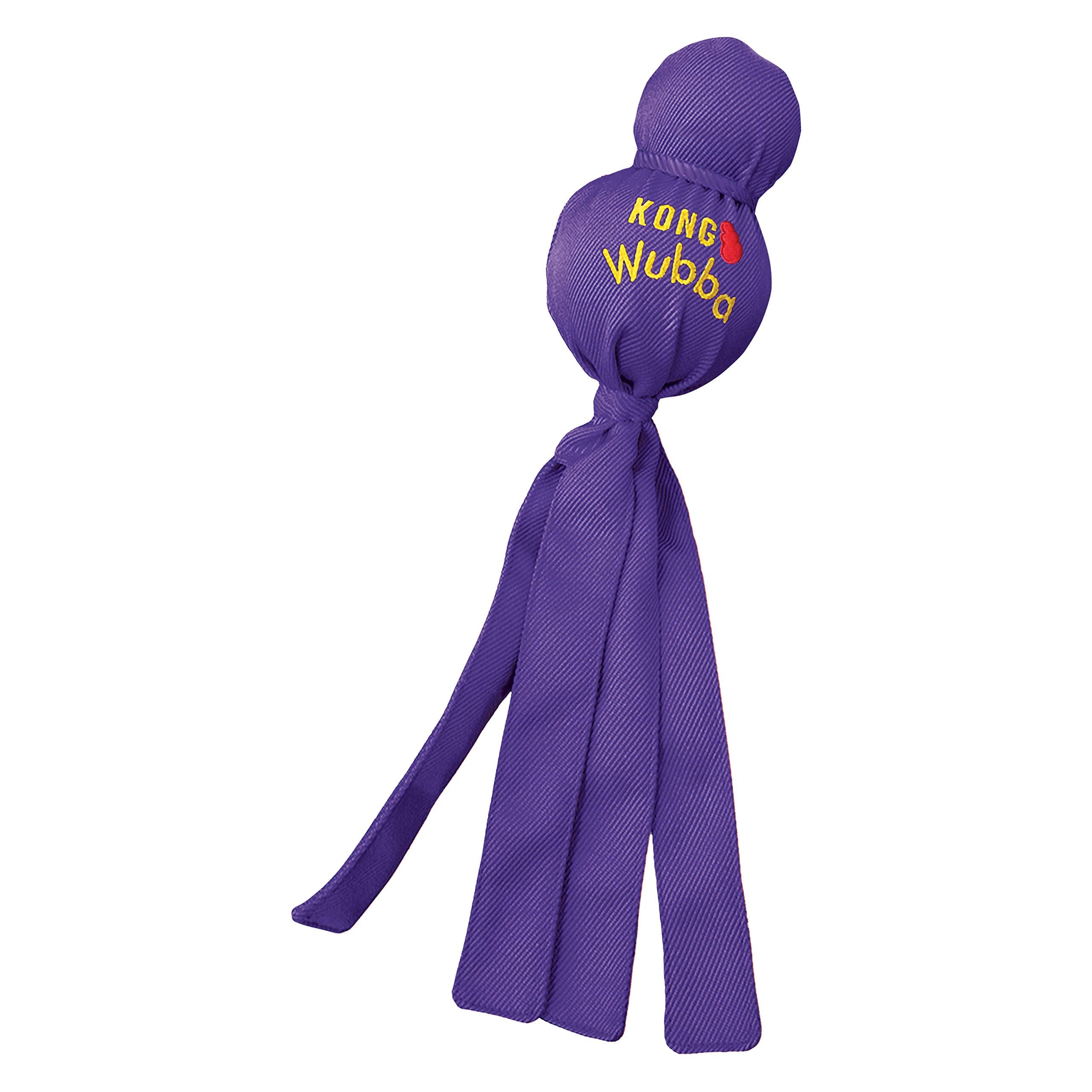 KONG Wubba - Dog Toy for Tug of War & Fetch - Dog Supplies for Puppy & Dog Playtime - Outdoor & Indoor Dog Toy - for Large Dogs Large (Pack of 1) Standard Packaging