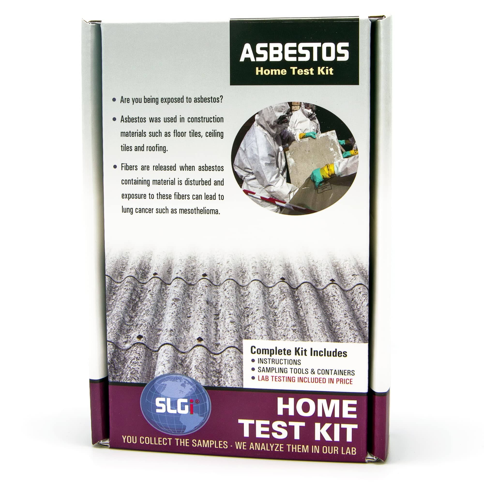 Asbestos Test Kit 1 PK (5 Bus. Days) Schneider Labs 1 Pack 5 Day Asbestos