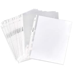 Amazon Basics Sheet Protectors for 3 Ring Binder, Heavyweight, Polypropylene, 8.5 x 11 Inch, 100-Pack, Clear 100 - Pack