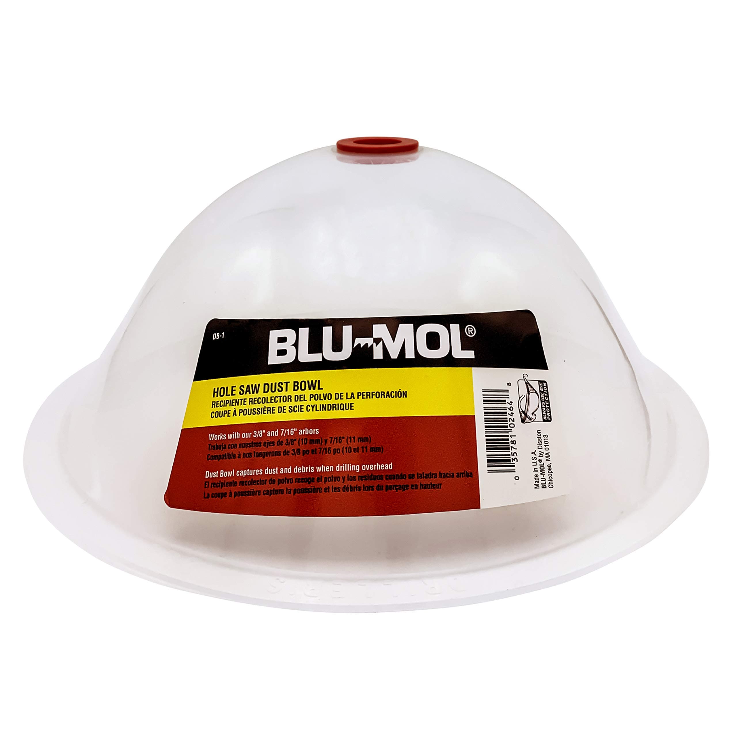 Disston E0215000 Blu-MOL RemGrit Collapsible Hole Saw Accessories Dust Bowl, for Installing Recessed Lights and Works with All Hole Saws One Pack