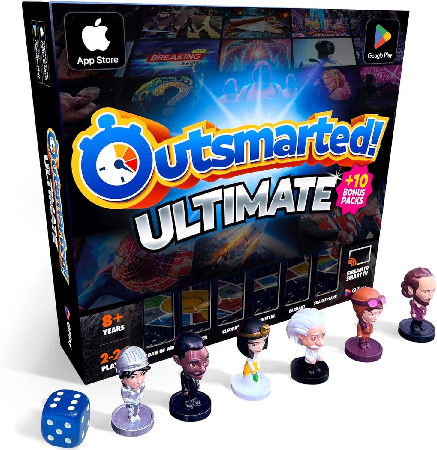 Outsmarted Ultimate Edition - 10 Exciting Bonus Categories | Kids, Teens & Adults | Next-Level Game Night for Family & Friends | 2–24 Players | Age 8+ | 10,000+ Questions | 2026 Edition 2026 Ultimate Edition
