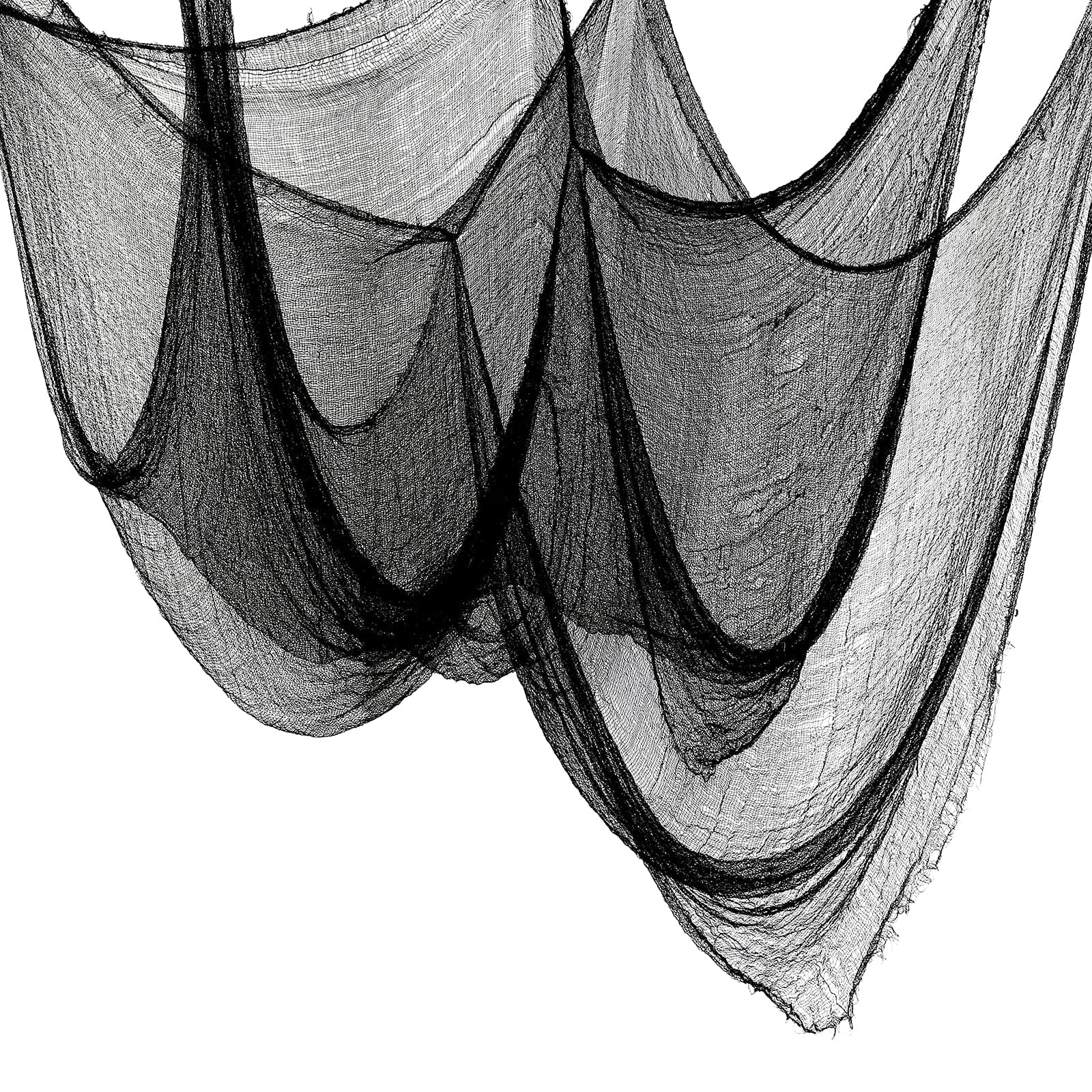 5Pcs Halloween Creepy Cloth Black 30×72inch - Halloween Decorations Clearance - Creepy Spooky Halloween Decorations Outdoor Indoor 30×72in(5pcs)