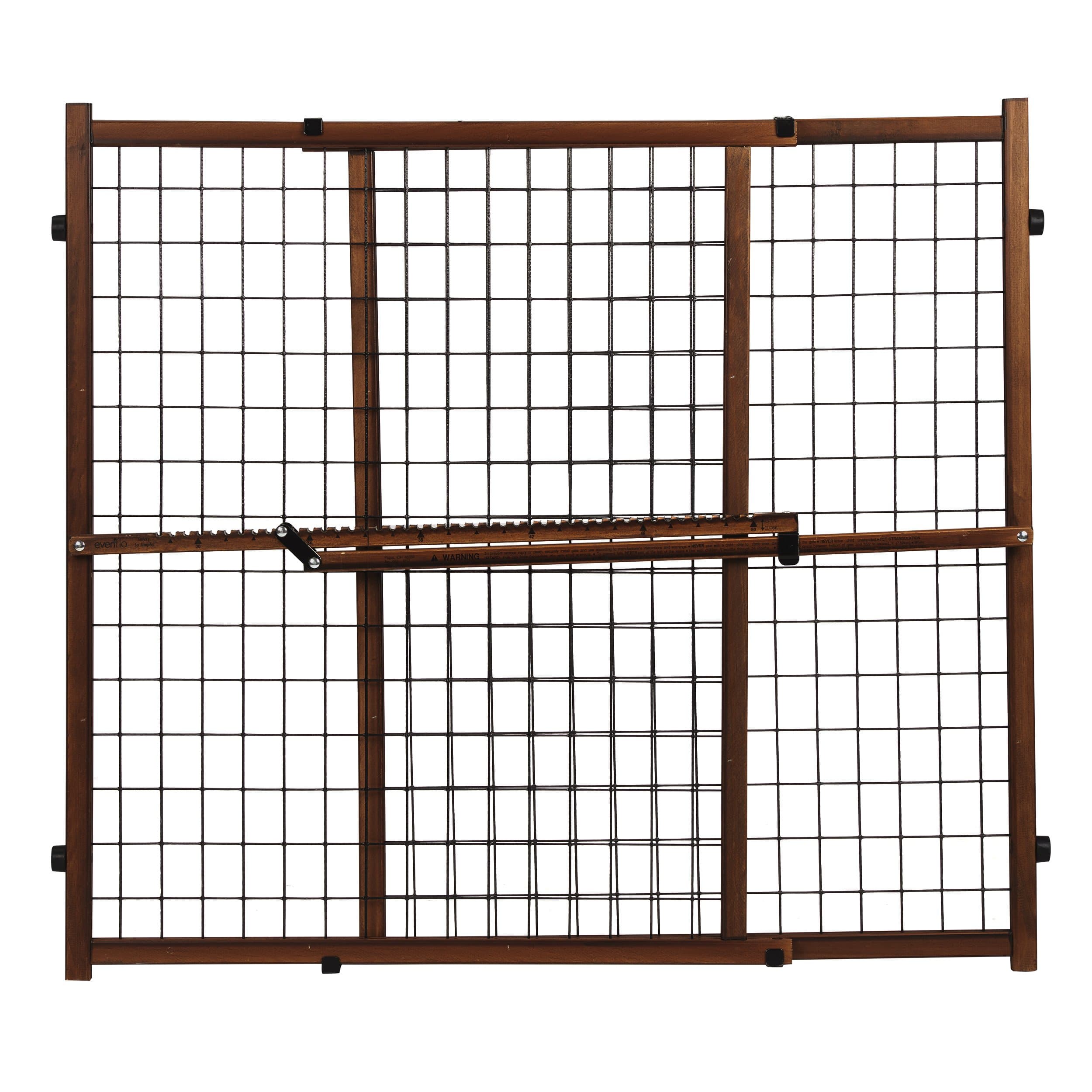 Evenflo Position & Lock Tall and Wide Value Adjustable Baby Gate (Farmhouse Collection)