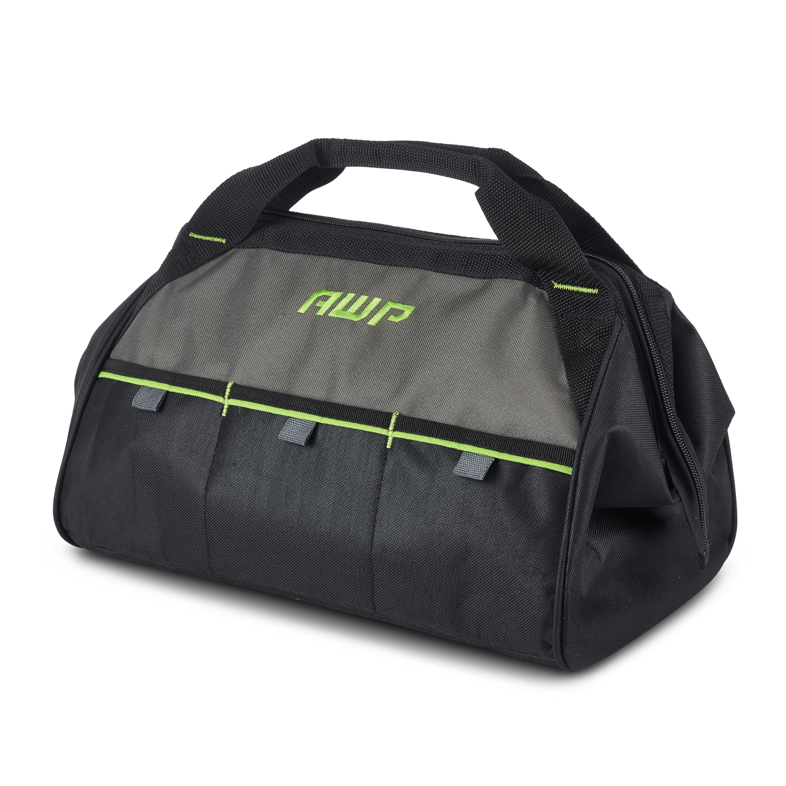 AWP Tool Bags, Premium Tool Bag, Black, Durable Tool Tote, for Professionals and Contractors Tool Bag 15 Inch