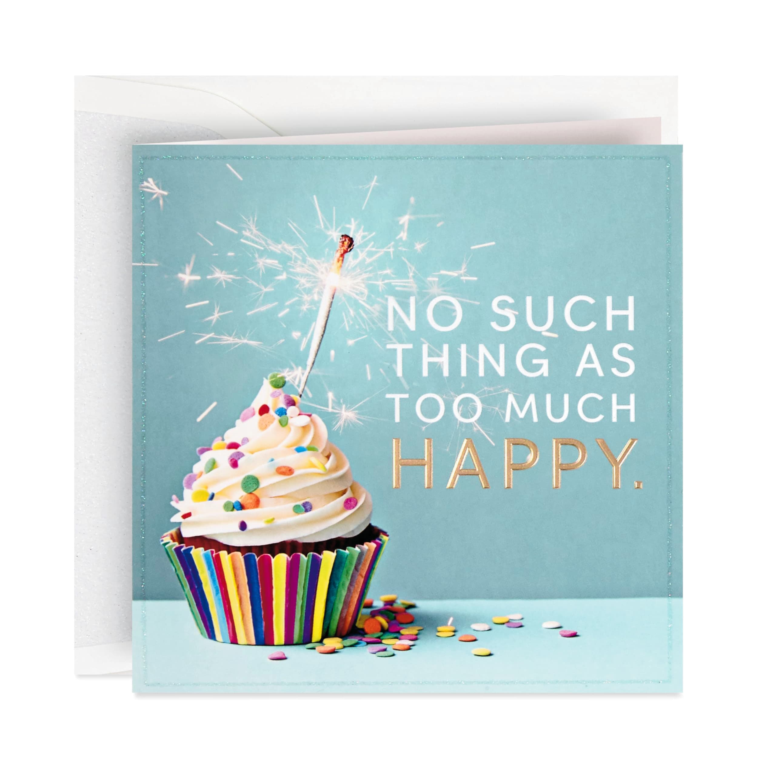 Hallmark Signature Birthday Card (Best Birthday Ever) Light Blue Best Birthday Ever