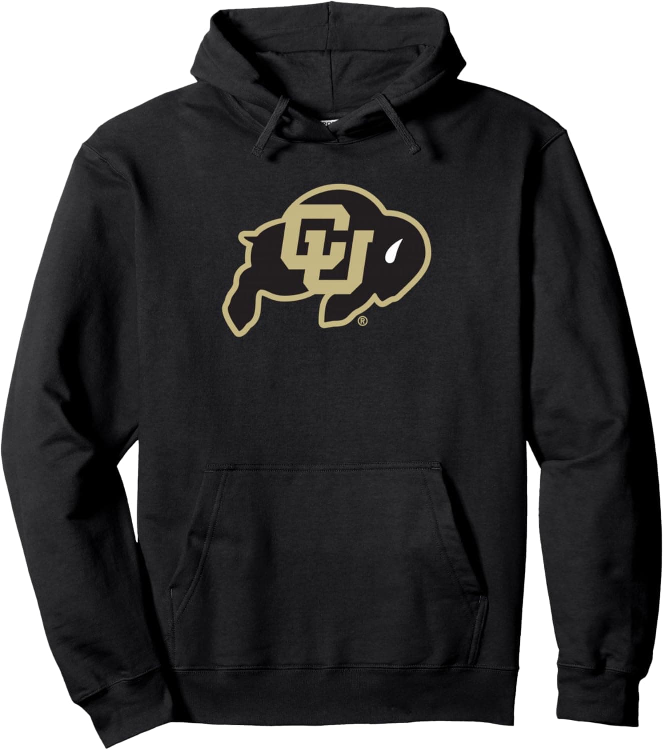 Colorado Buffaloes Icon Black Officially Licensed Pullover Hoodie Small